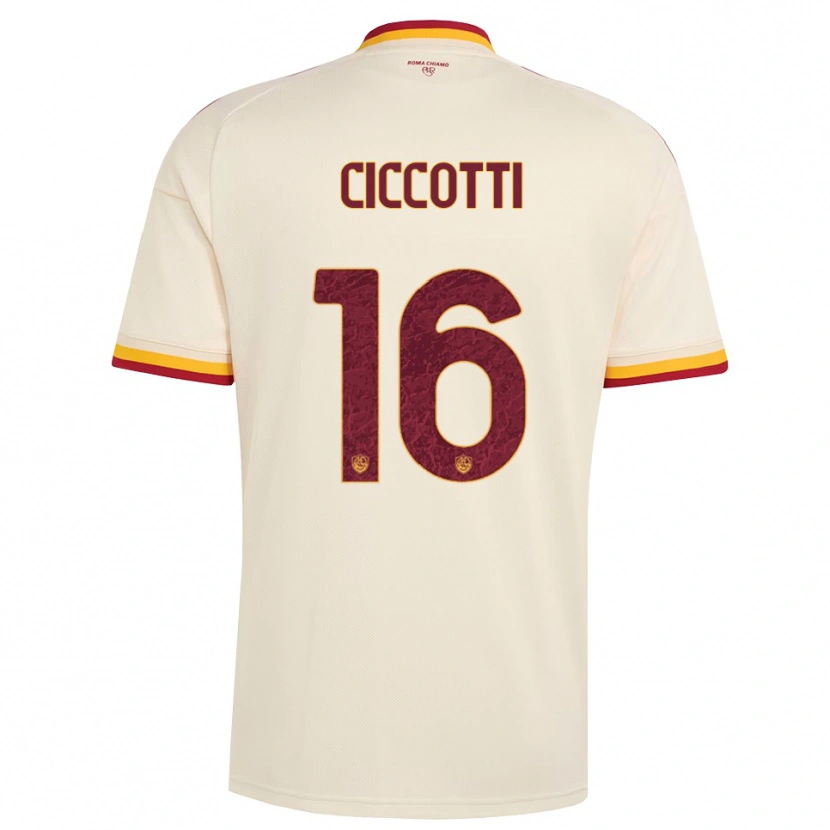 Danxen Herren Claudia Ciccotti #16 Champagner Rot Gelb Auswärtstrikot Trikot 2026/27 T-Shirt Schweiz