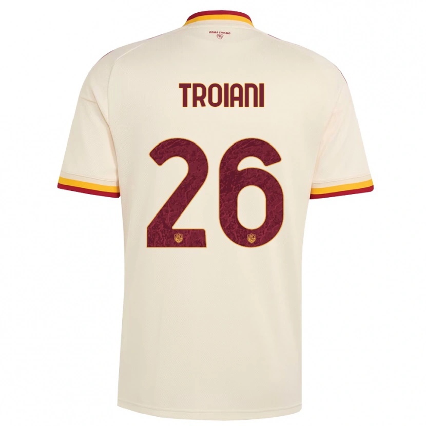 Danxen Herren Nicolò Troiani #26 Champagner Rot Gelb Auswärtstrikot Trikot 2026/27 T-Shirt Schweiz
