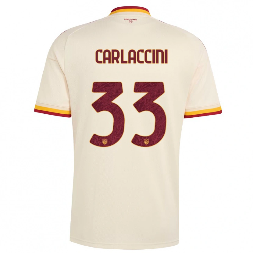 Danxen Herren Samuele Carlaccini #33 Champagner Rot Gelb Auswärtstrikot Trikot 2026/27 T-Shirt Schweiz