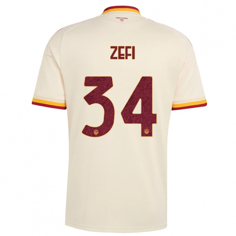 Danxen Herren Kevin Zefi #34 Champagner Rot Gelb Auswärtstrikot Trikot 2026/27 T-Shirt Schweiz