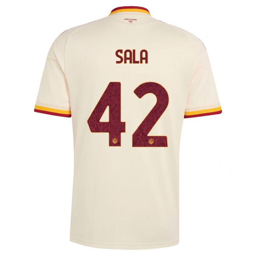 Danxen Herren Edoardo Sala #42 Champagner Rot Gelb Auswärtstrikot Trikot 2026/27 T-Shirt Schweiz