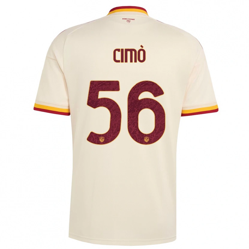 Danxen Herren Giada Cimò #56 Champagner Rot Gelb Auswärtstrikot Trikot 2026/27 T-Shirt Schweiz