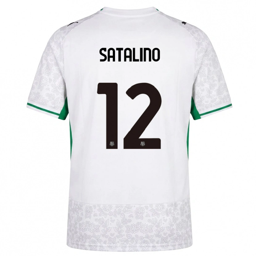 Danxen Herren Giacomo Satalino #12 Weiß Schwarz Grün Auswärtstrikot Trikot 2026/27 T-Shirt Schweiz