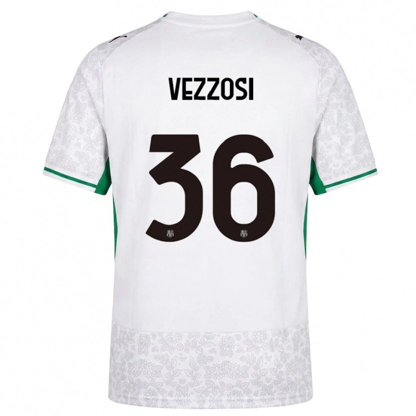 Danxen Herren Giorgio Vezzosi #36 Weiß Schwarz Grün Auswärtstrikot Trikot 2026/27 T-Shirt Schweiz