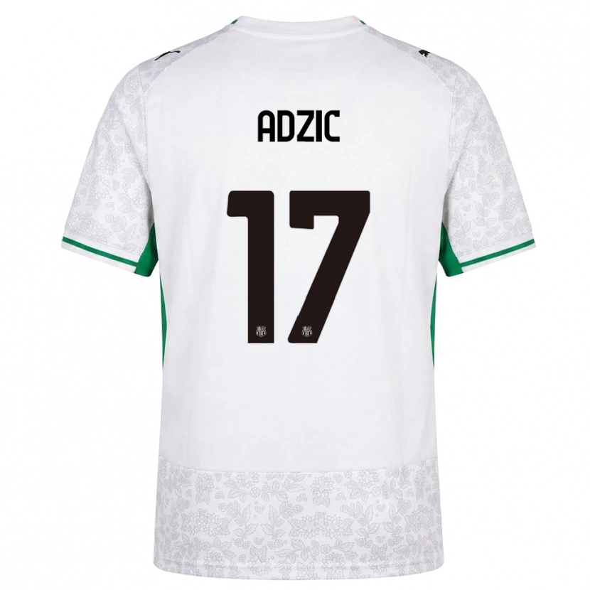 Danxen Herren Vasilije Adžić #17 Weiß Schwarz Grün Auswärtstrikot Trikot 2026/27 T-Shirt Schweiz