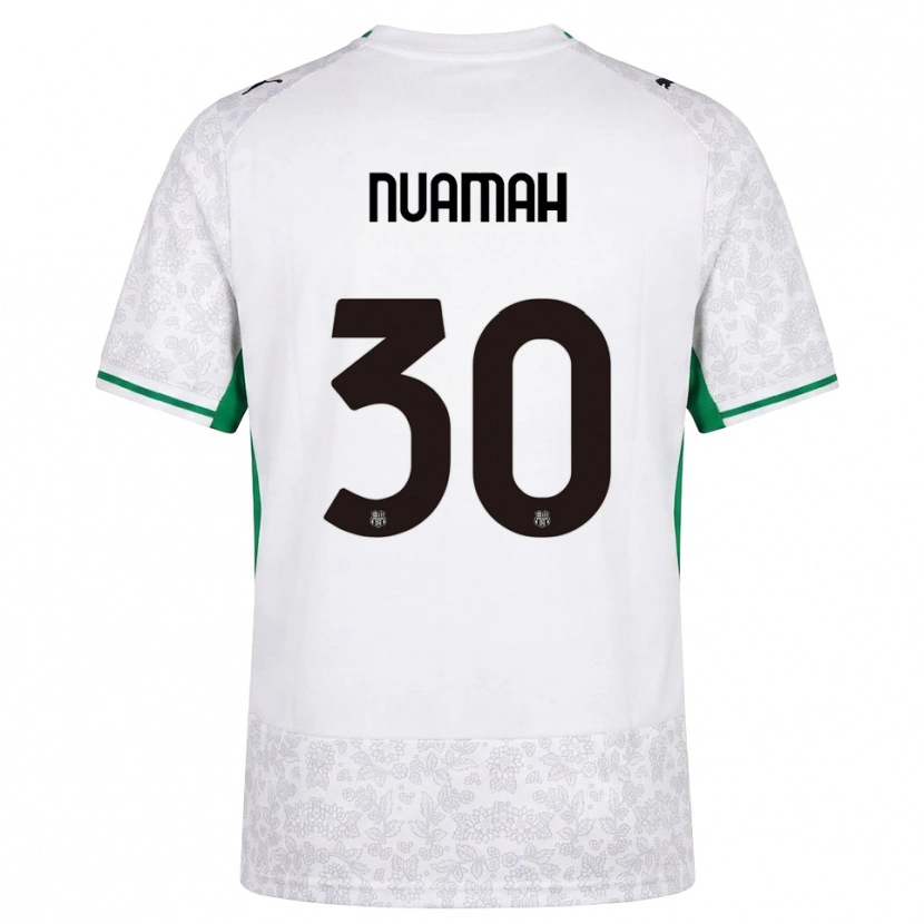Danxen Herren Patrick Nuamah #30 Weiß Schwarz Grün Auswärtstrikot Trikot 2026/27 T-Shirt Schweiz