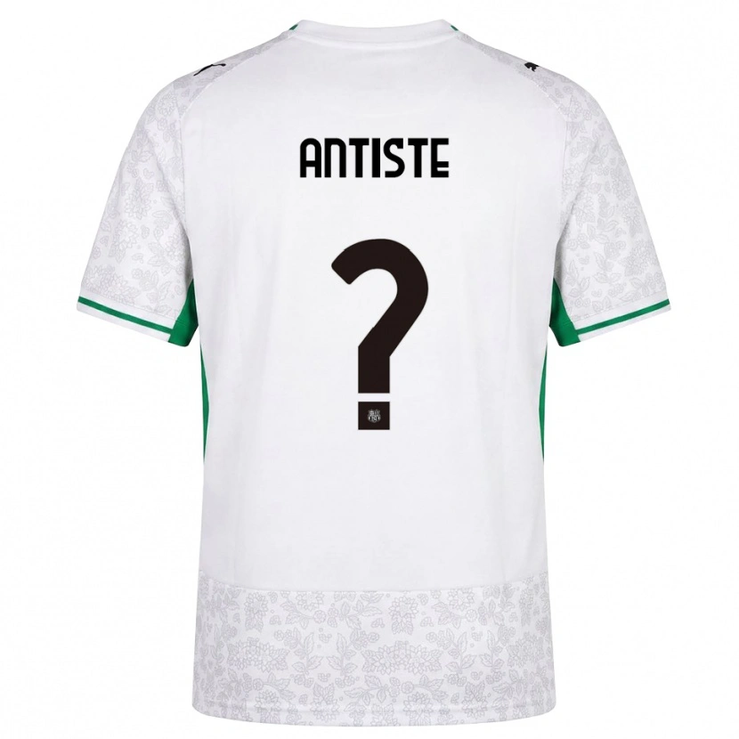 Danxen Herren Janis Antiste #0 Weiß Schwarz Grün Auswärtstrikot Trikot 2026/27 T-Shirt Schweiz