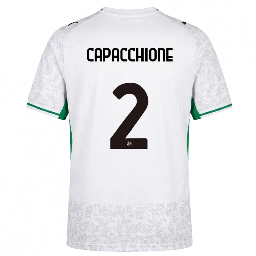 Danxen Herren Cristian Capacchione #2 Weiß Schwarz Grün Auswärtstrikot Trikot 2026/27 T-Shirt Schweiz