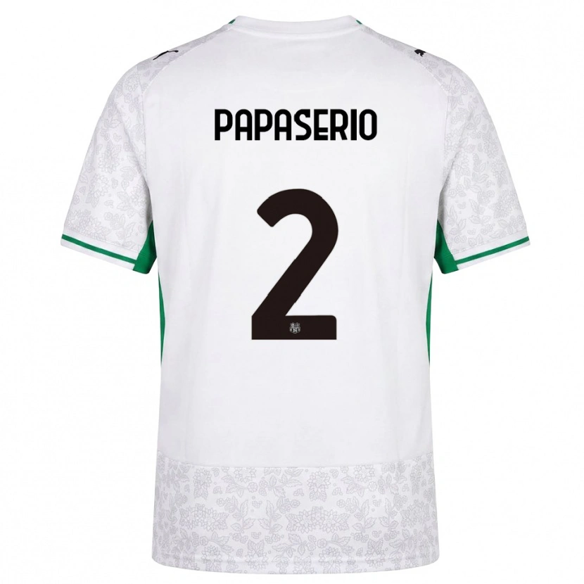 Danxen Herren Gabriele Papaserio #2 Weiß Schwarz Grün Auswärtstrikot Trikot 2026/27 T-Shirt Schweiz