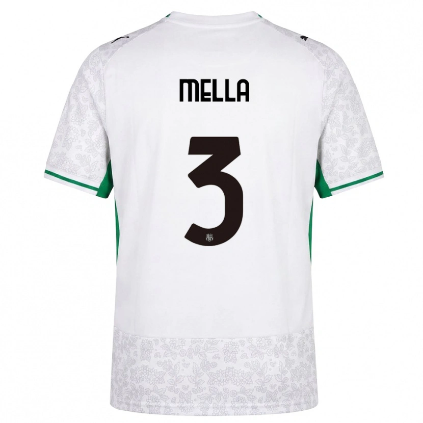 Danxen Herren Sara Mella #3 Weiß Schwarz Grün Auswärtstrikot Trikot 2026/27 T-Shirt Schweiz