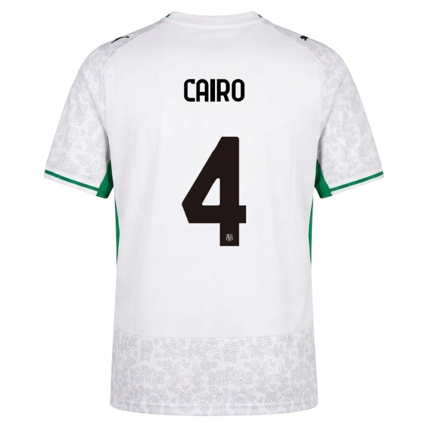 Danxen Herren Nicolas Cairo #4 Weiß Schwarz Grün Auswärtstrikot Trikot 2026/27 T-Shirt Schweiz