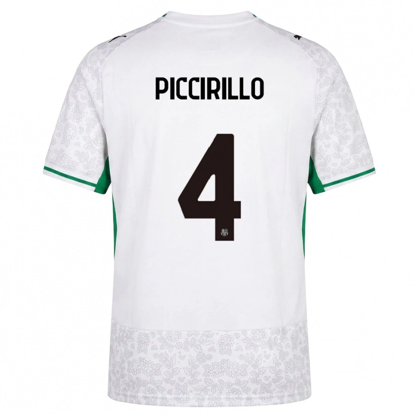 Danxen Herren Michele Piccirillo #4 Weiß Schwarz Grün Auswärtstrikot Trikot 2026/27 T-Shirt Schweiz