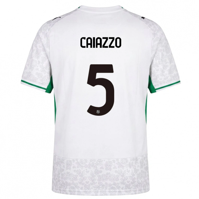 Danxen Herren Sara Caiazzo #5 Weiß Schwarz Grün Auswärtstrikot Trikot 2026/27 T-Shirt Schweiz
