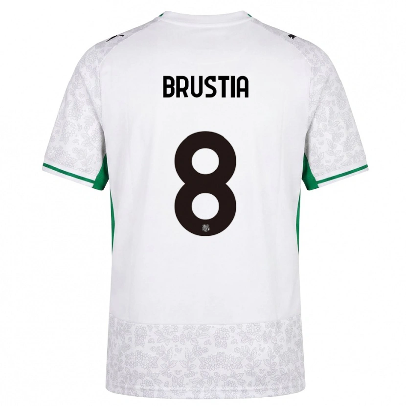 Danxen Herren Martina Brustia #8 Weiß Schwarz Grün Auswärtstrikot Trikot 2026/27 T-Shirt Schweiz