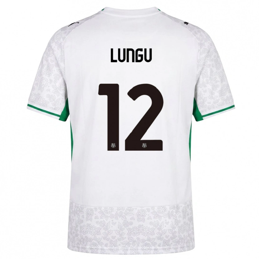 Danxen Herren Luca Lungu #12 Weiß Schwarz Grün Auswärtstrikot Trikot 2026/27 T-Shirt Schweiz