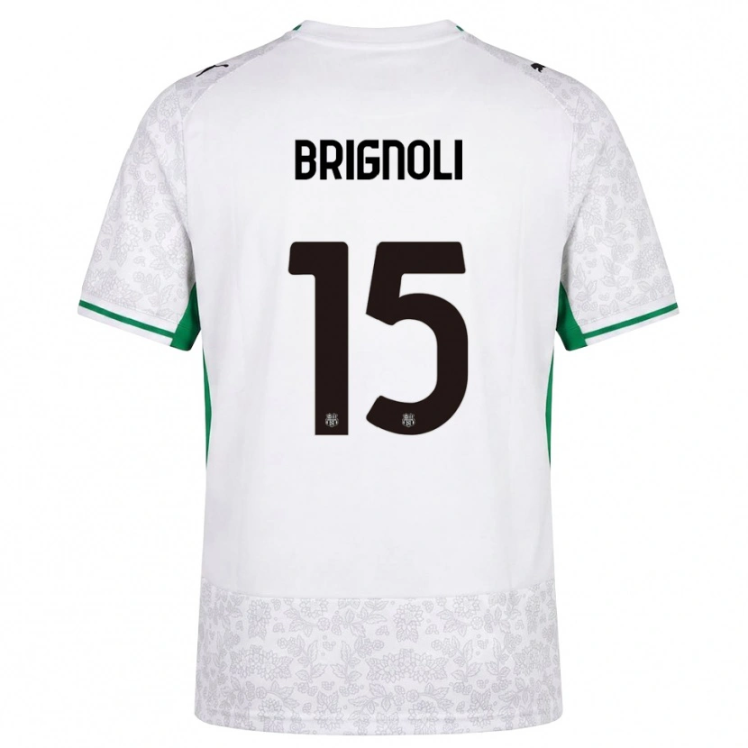 Danxen Herren Benedetta Brignoli #15 Weiß Schwarz Grün Auswärtstrikot Trikot 2026/27 T-Shirt Schweiz