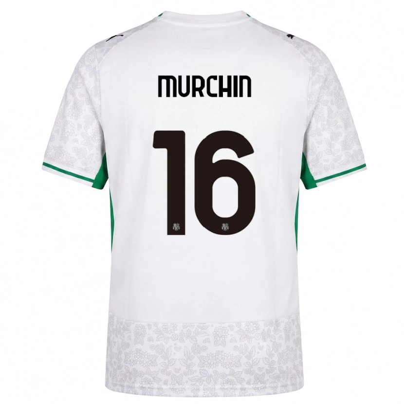 Danxen Herren Adrian Murchin #16 Weiß Schwarz Grün Auswärtstrikot Trikot 2026/27 T-Shirt Schweiz