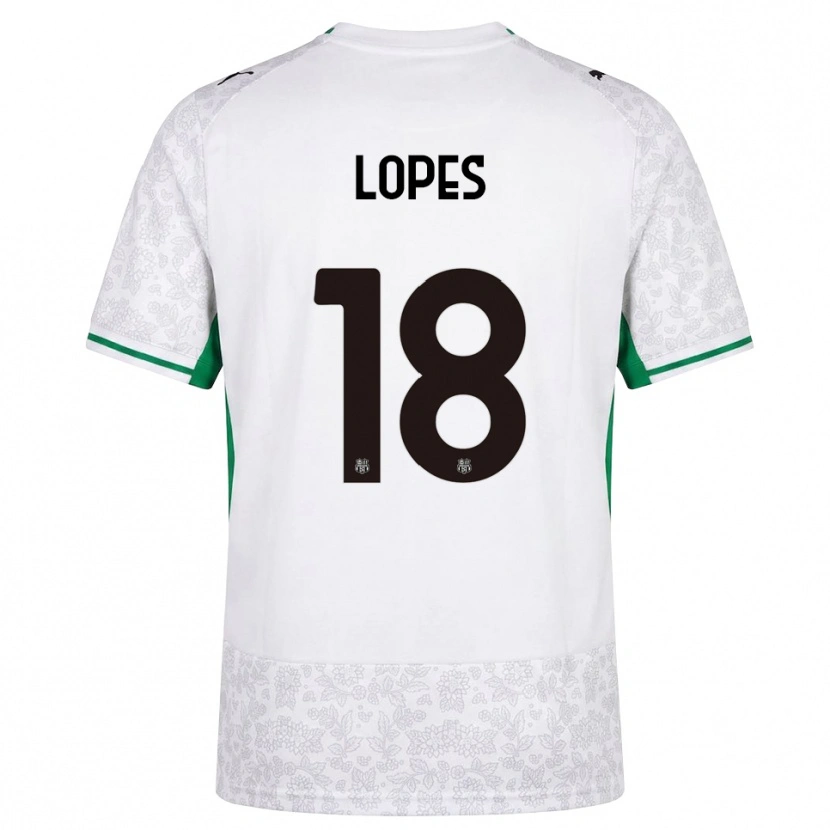 Danxen Herren Emerick Lopes #18 Weiß Schwarz Grün Auswärtstrikot Trikot 2026/27 T-Shirt Schweiz