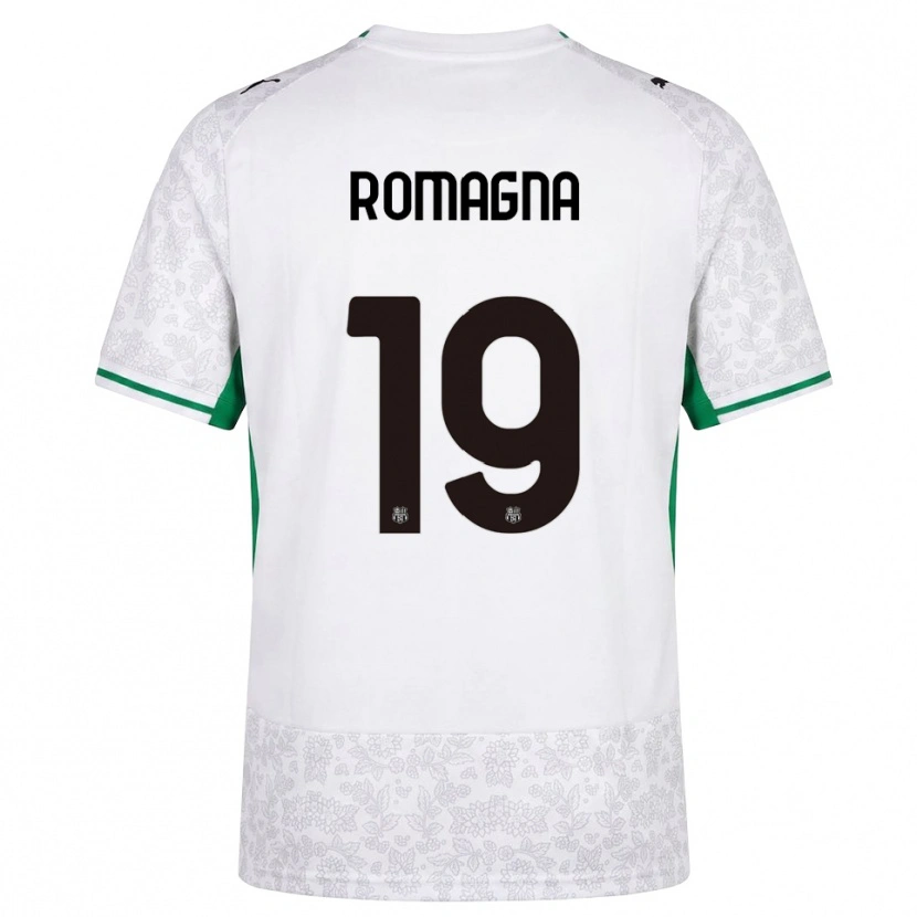 Danxen Herren Filippo Romagna #19 Weiß Schwarz Grün Auswärtstrikot Trikot 2026/27 T-Shirt Schweiz