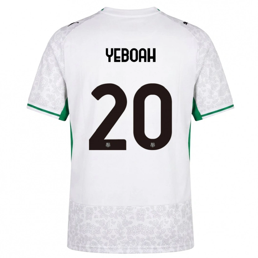 Danxen Herren Daniel Yeboah #20 Weiß Schwarz Grün Auswärtstrikot Trikot 2026/27 T-Shirt Schweiz