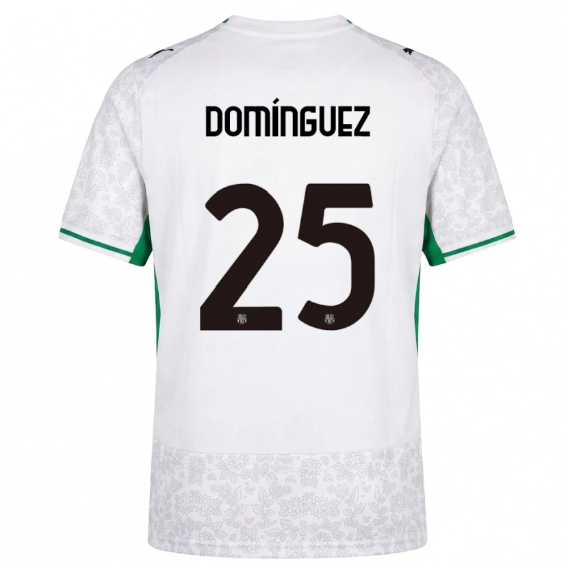 Danxen Herren Benja Domínguez #25 Weiß Schwarz Grün Auswärtstrikot Trikot 2026/27 T-Shirt Schweiz