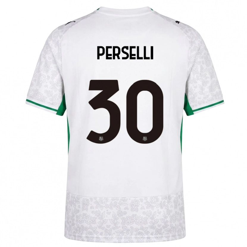 Danxen Herren Manuela Perselli #30 Weiß Schwarz Grün Auswärtstrikot Trikot 2026/27 T-Shirt Schweiz
