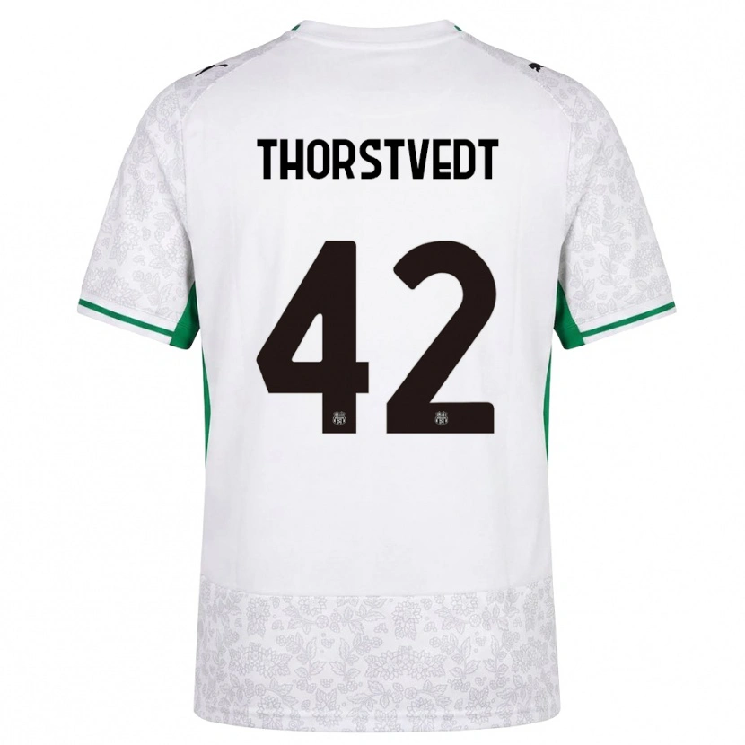 Danxen Herren Kristian Thorstvedt #42 Weiß Schwarz Grün Auswärtstrikot Trikot 2026/27 T-Shirt Schweiz
