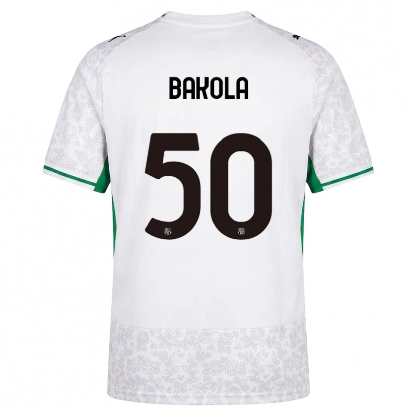 Danxen Herren Darryl Bakola #50 Weiß Schwarz Grün Auswärtstrikot Trikot 2026/27 T-Shirt Schweiz