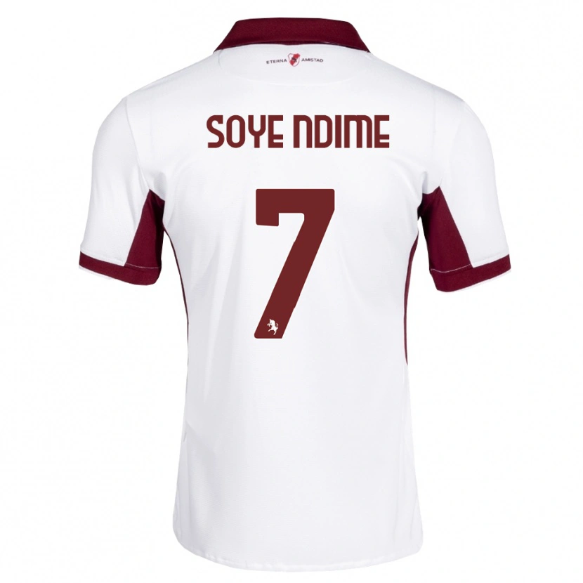 Danxen Herren Jonathan Soye Ndime #7 Burgund Weiß Rot Auswärtstrikot Trikot 2026/27 T-Shirt Schweiz