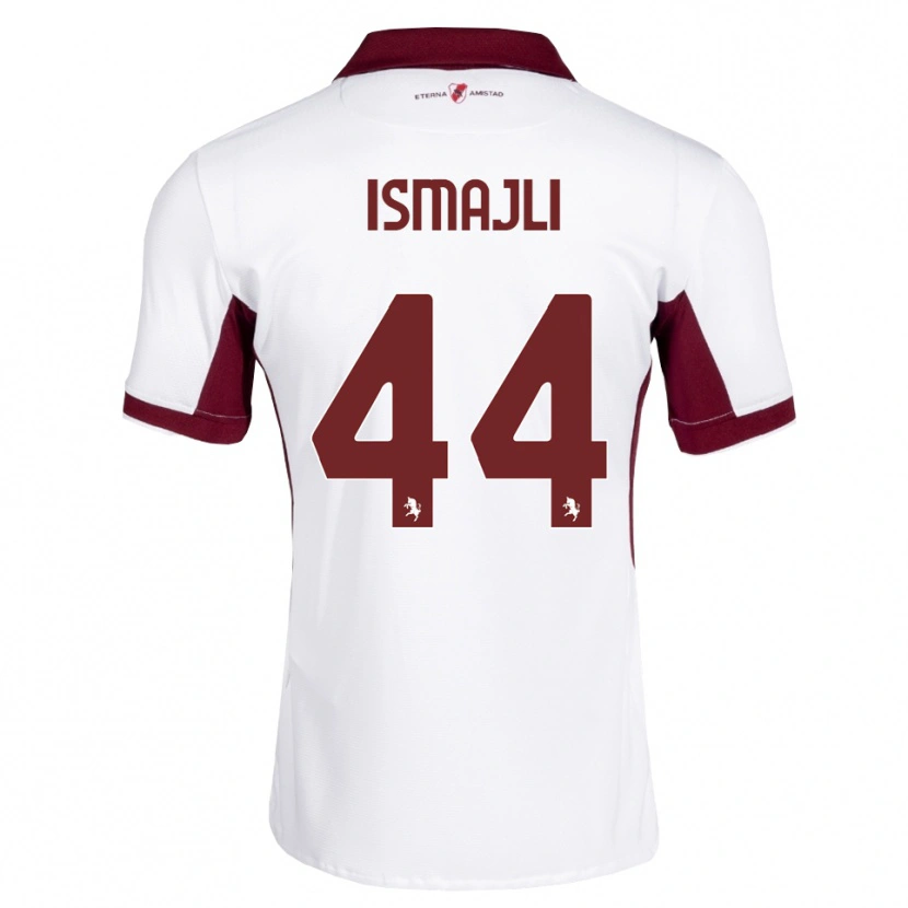 Danxen Herren Ardian Ismajli #44 Burgund Weiß Rot Auswärtstrikot Trikot 2026/27 T-Shirt Schweiz