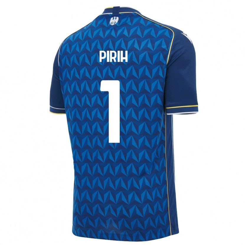 Danxen Herren Rene Pirih #1 Königsblau Weiß Blau Auswärtstrikot Trikot 2026/27 T-Shirt Schweiz