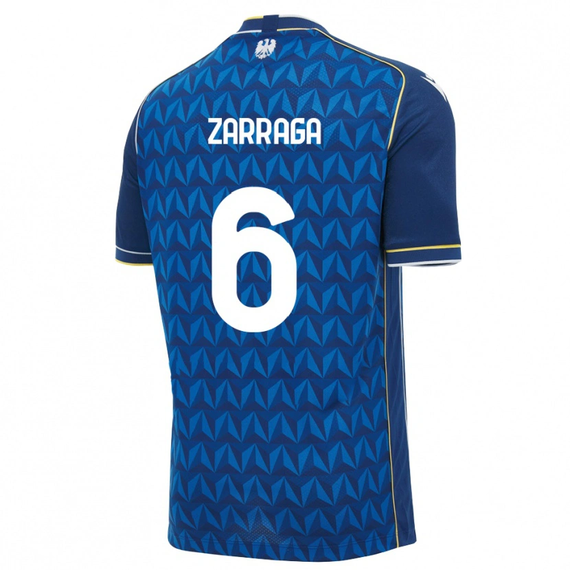 Danxen Herren Oier Zarraga #6 Königsblau Weiß Blau Auswärtstrikot Trikot 2026/27 T-Shirt Schweiz