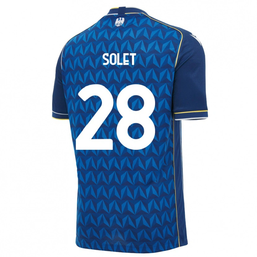 Danxen Herren Oumar Solet #28 Königsblau Weiß Blau Auswärtstrikot Trikot 2026/27 T-Shirt Schweiz