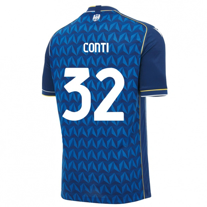 Danxen Herren Manuel Conti #32 Königsblau Weiß Blau Auswärtstrikot Trikot 2026/27 T-Shirt Schweiz