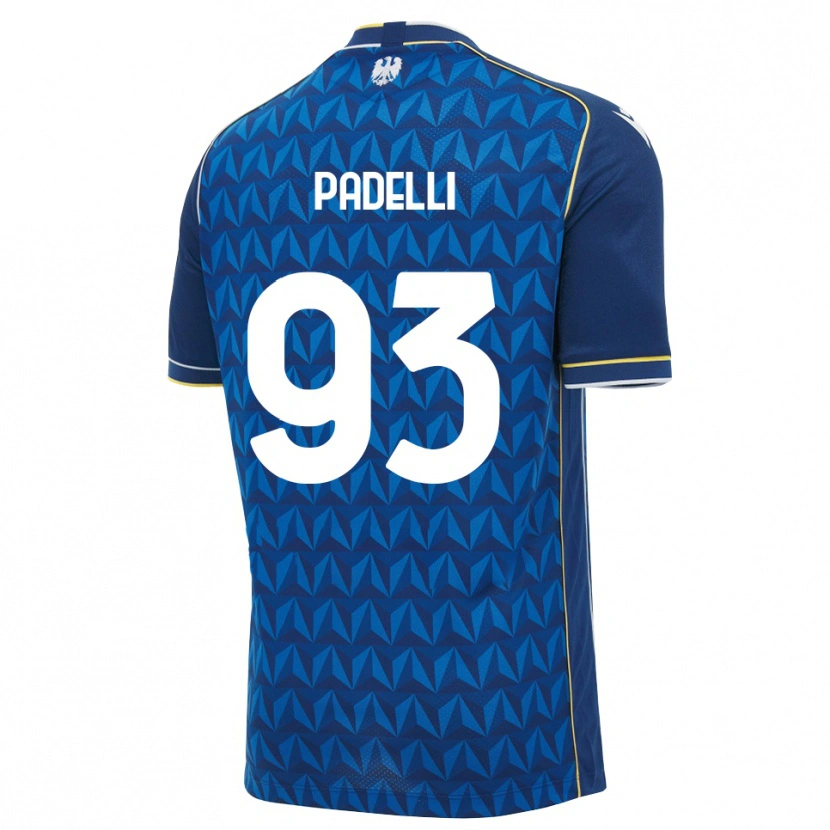 Danxen Herren Daniele Padelli #93 Königsblau Weiß Blau Auswärtstrikot Trikot 2026/27 T-Shirt Schweiz