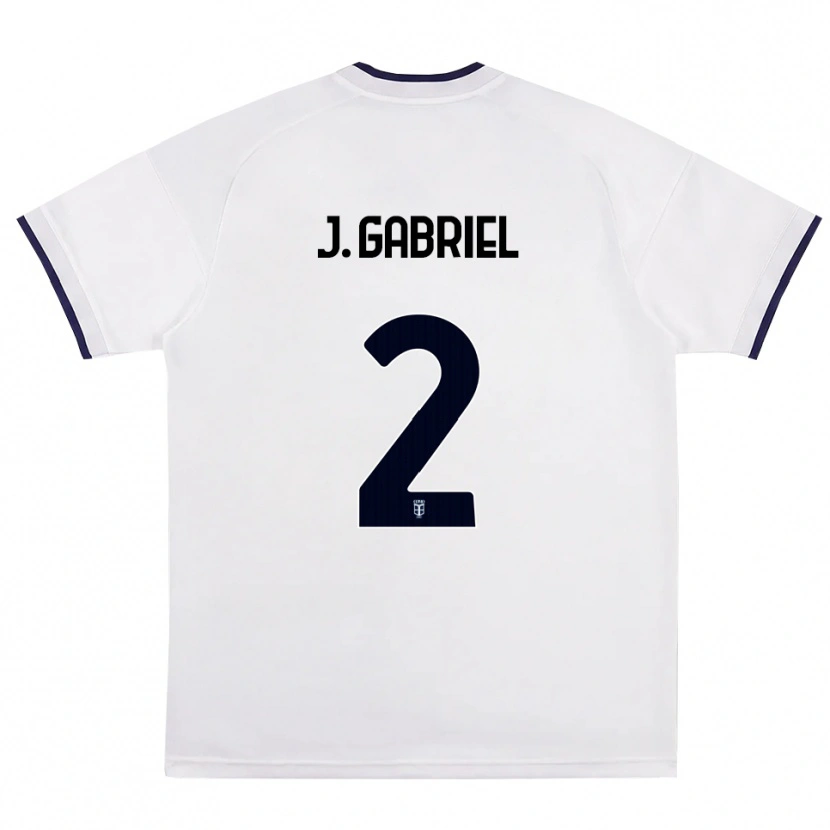 Danxen Herren João Gabriel #2 Weiß Rot Königsblau Auswärtstrikot Trikot 2026/27 T-Shirt Schweiz