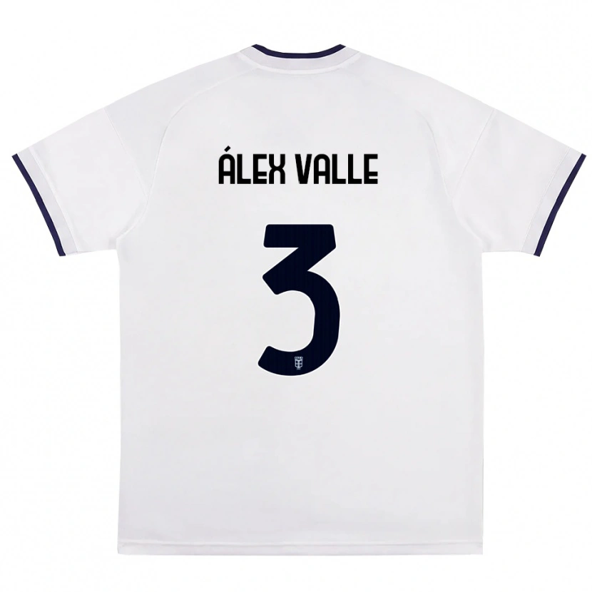 Danxen Herren Álex Valle #3 Weiß Rot Königsblau Auswärtstrikot Trikot 2026/27 T-Shirt Schweiz