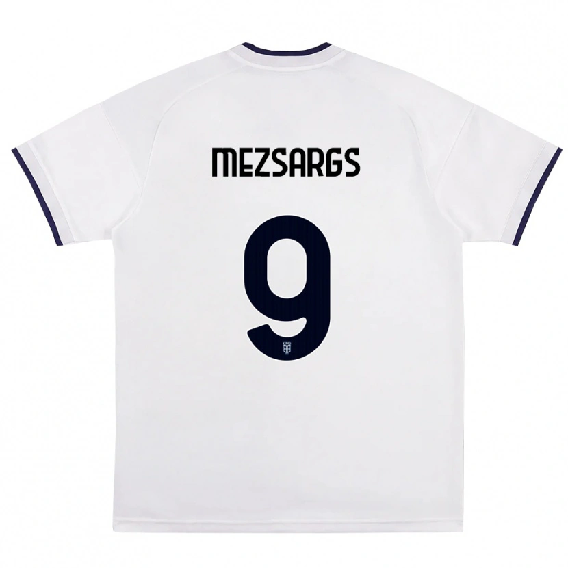 Danxen Herren Kristians Mezsargs #9 Weiß Rot Königsblau Auswärtstrikot Trikot 2026/27 T-Shirt Schweiz