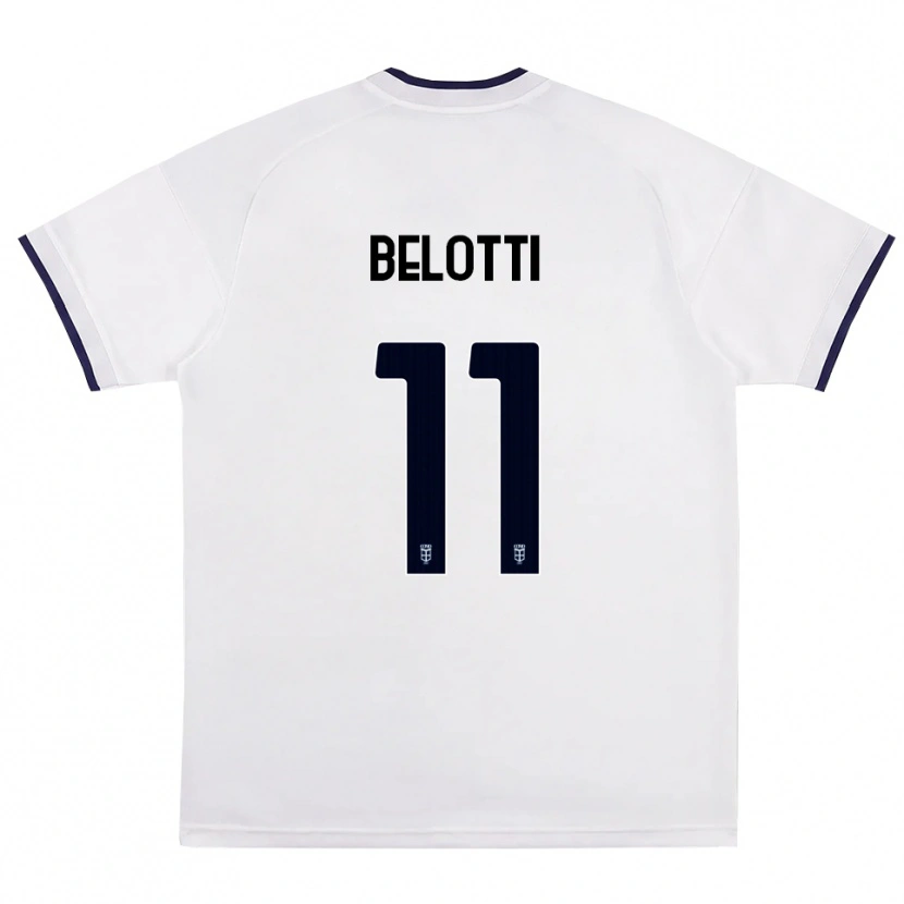Danxen Herren Andrea Belotti #11 Weiß Rot Königsblau Auswärtstrikot Trikot 2026/27 T-Shirt Schweiz