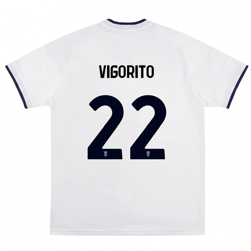 Danxen Herren Mauro Vigorito #22 Weiß Rot Königsblau Auswärtstrikot Trikot 2026/27 T-Shirt Schweiz