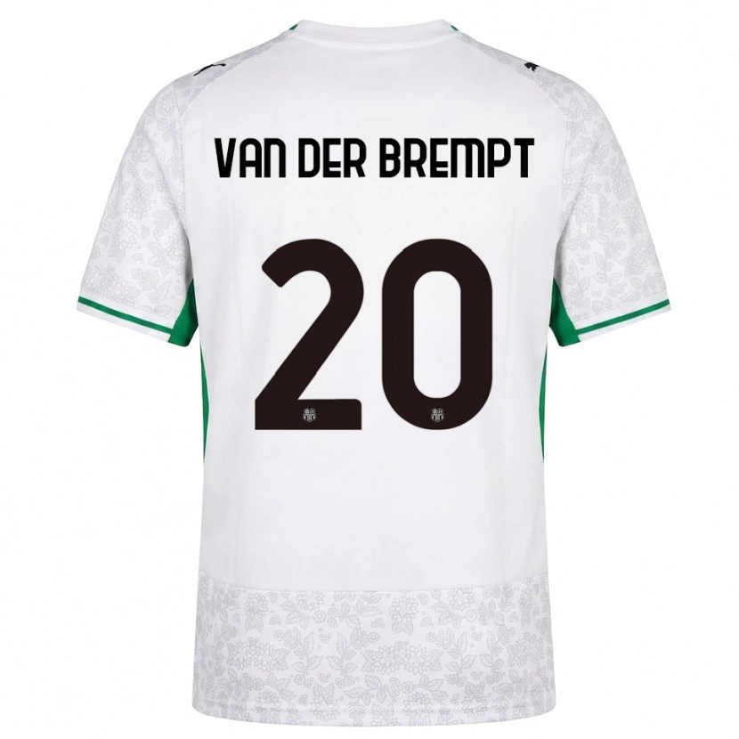 Danxen Herren Ignace Van Der Brempt #20 Weiß Schwarz Grün Auswärtstrikot Trikot 2026/27 T-Shirt Schweiz