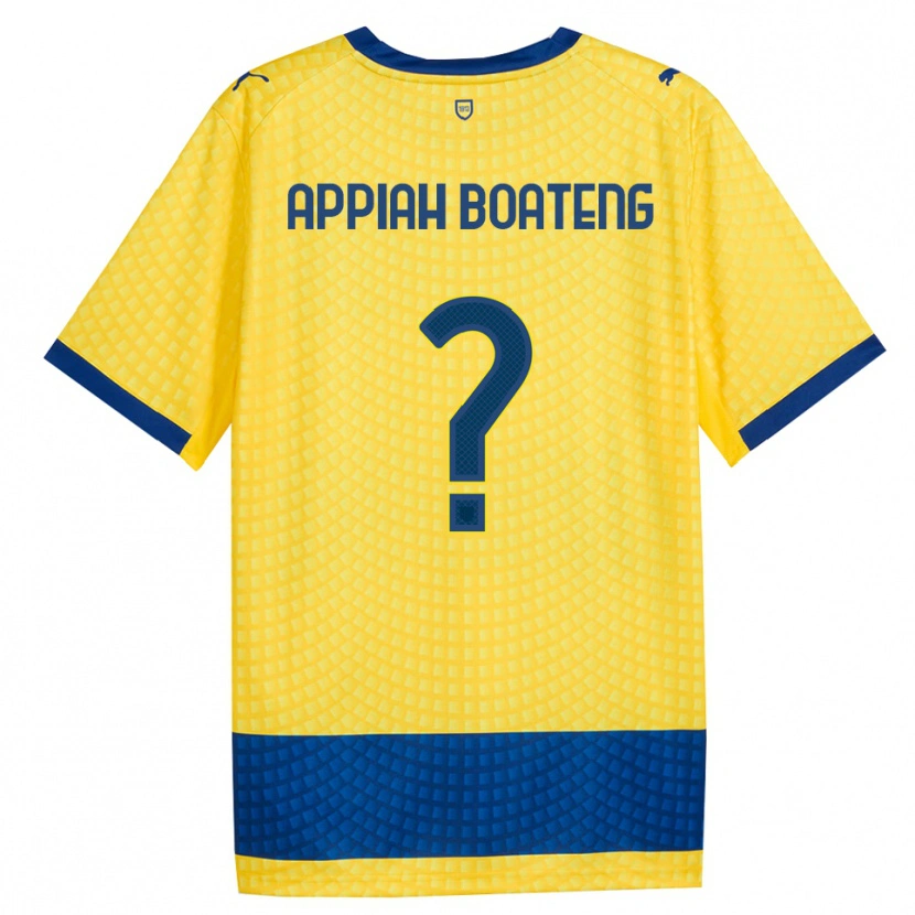 Danxen Herren Matthew Appiah Boateng #0 Gelb Blau Schwarz Auswärtstrikot Trikot 2026/27 T-Shirt Schweiz