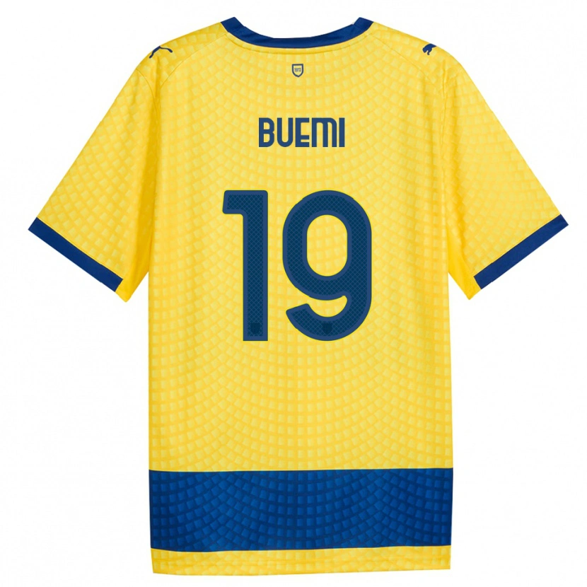 Danxen Herren Federico Buemi #19 Gelb Blau Schwarz Auswärtstrikot Trikot 2026/27 T-Shirt Schweiz