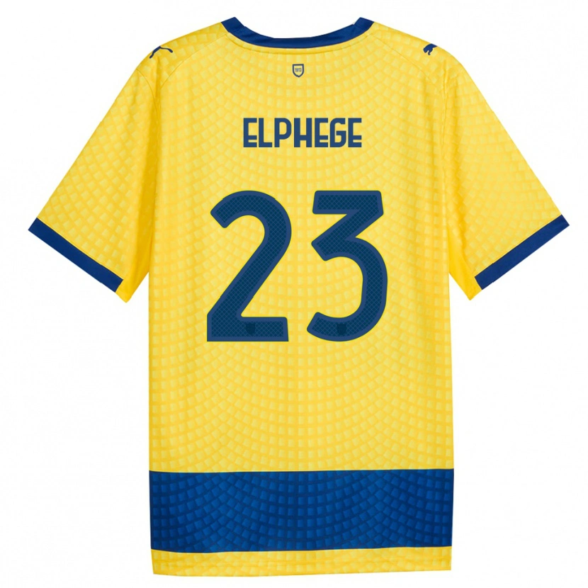 Danxen Herren Nesta Elphege #23 Gelb Blau Schwarz Auswärtstrikot Trikot 2026/27 T-Shirt Schweiz
