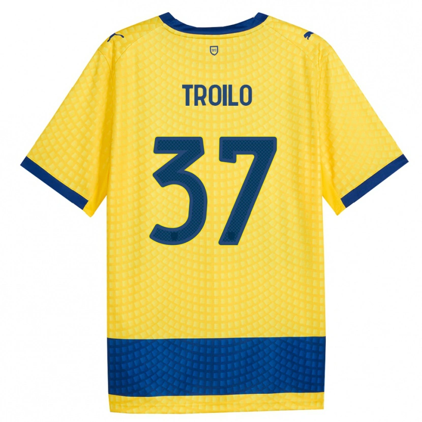 Danxen Herren Mariano Troilo #37 Gelb Blau Schwarz Auswärtstrikot Trikot 2026/27 T-Shirt Schweiz