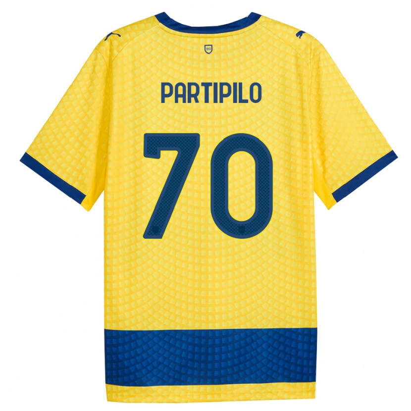 Danxen Herren Anthony Partipilo #70 Gelb Blau Schwarz Auswärtstrikot Trikot 2026/27 T-Shirt Schweiz
