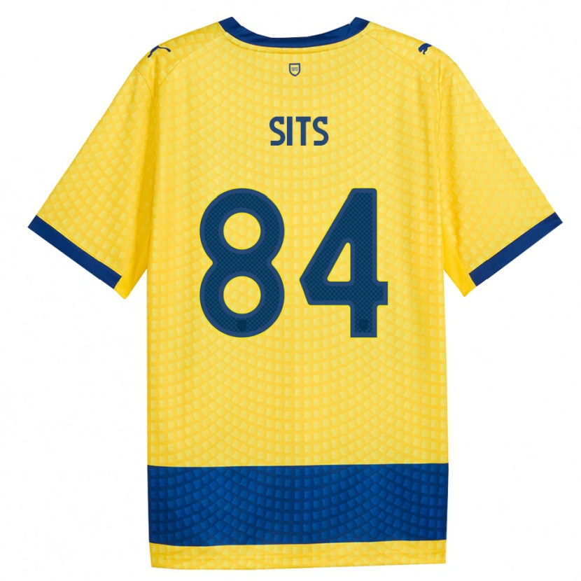 Danxen Herren Dario Sits #84 Gelb Blau Schwarz Auswärtstrikot Trikot 2026/27 T-Shirt Schweiz