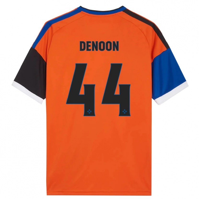 Danxen Herren Daniel Denoon #44 Orange Blau Schwarz Weiß Auswärtstrikot Trikot 2026/27 T-Shirt Schweiz