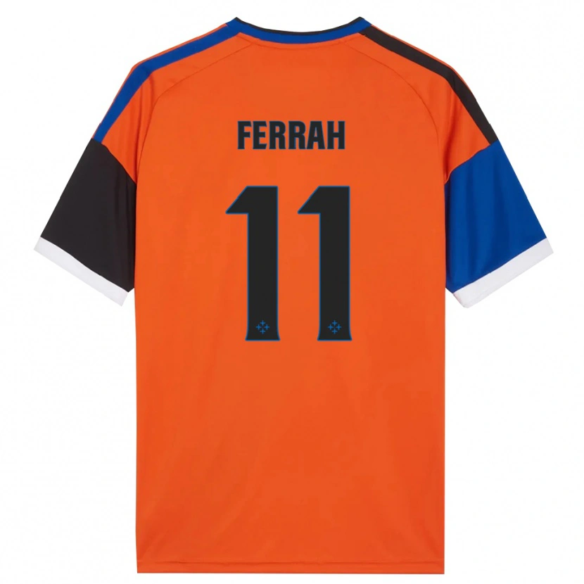 Danxen Herren Ichem Ferrah #11 Orange Blau Schwarz Weiß Auswärtstrikot Trikot 2026/27 T-Shirt Schweiz