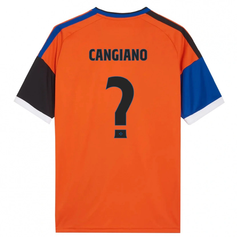 Danxen Herren Cristian Cangiano #0 Orange Blau Schwarz Weiß Auswärtstrikot Trikot 2026/27 T-Shirt Schweiz